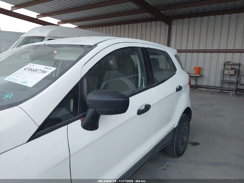 2022 Ford Ecosport S VIN: MAJ6S3FL2NC467052 Lot: 43668739