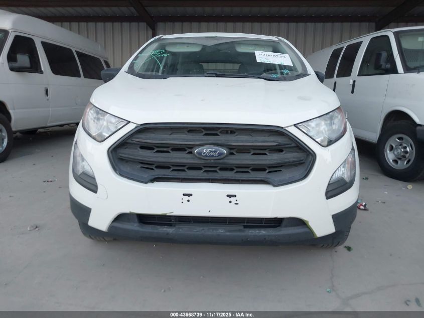 2022 Ford Ecosport S VIN: MAJ6S3FL2NC467052 Lot: 43668739