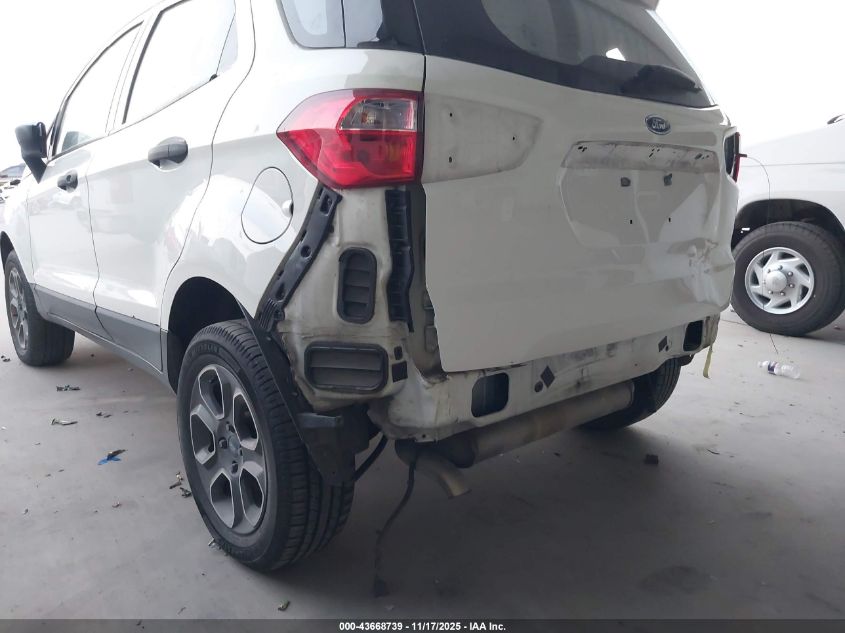 2022 Ford Ecosport S VIN: MAJ6S3FL2NC467052 Lot: 43668739