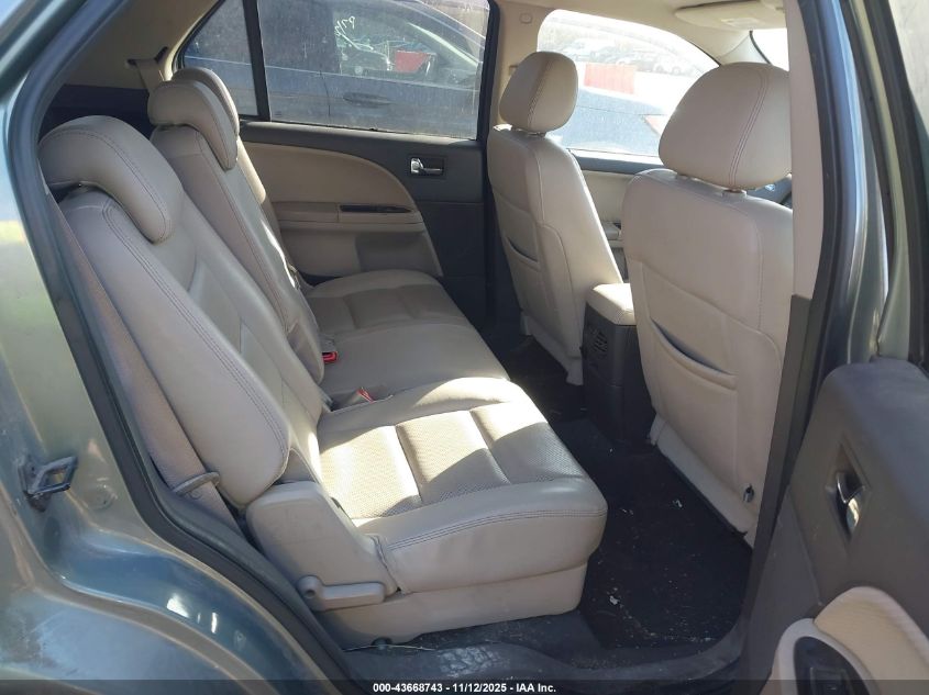 2008 Ford Taurus X Sel VIN: 1FMDK05W38GA25496 Lot: 43668743