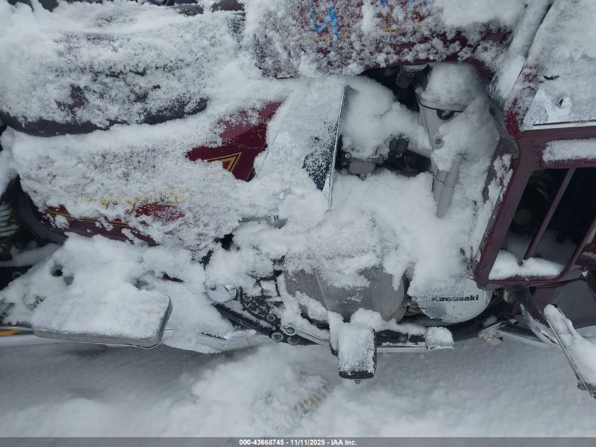 1986 Kawasaki Zg1200 VIN: JKAZG9A16GA000534 Lot: 43668745