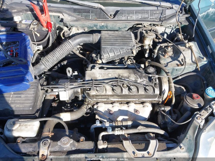 1999 Honda Civic Value Package VIN: 2HGEJ6612XH509505 Lot: 43668758