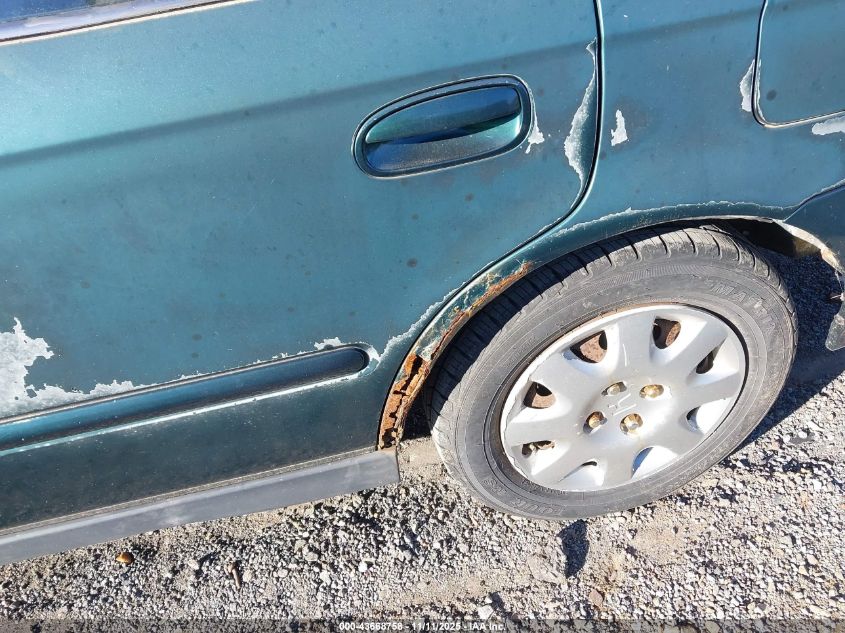 1999 Honda Civic Value Package VIN: 2HGEJ6612XH509505 Lot: 43668758