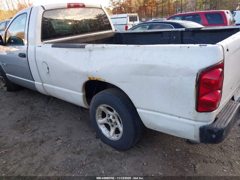 2008 Dodge Ram 1500 St/Sxt VIN: 1D7HA16K18J212206 Lot: 43668762
