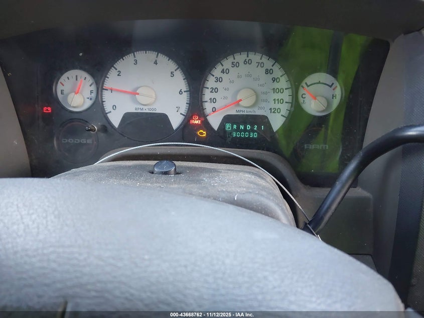 2008 Dodge Ram 1500 St/Sxt VIN: 1D7HA16K18J212206 Lot: 43668762