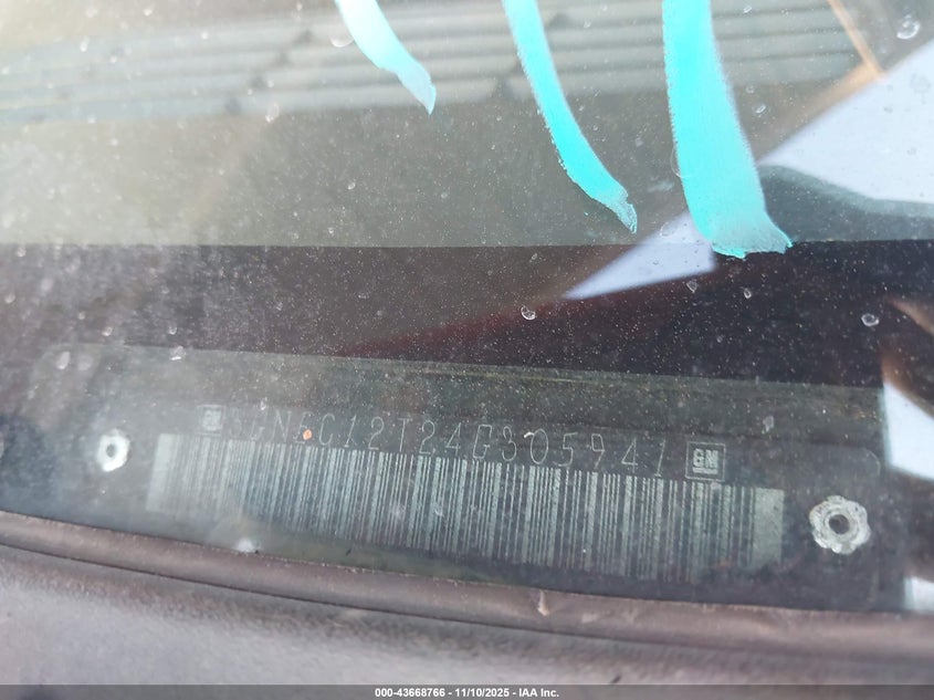 2004 Chevrolet Avalanche 1500 VIN: 3GNEC12T24G305941 Lot: 43668766