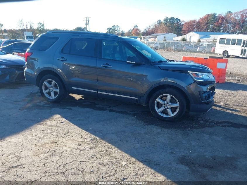 2017 FORD EXPLORER XLT - 1FM5K8D8XHGD74287