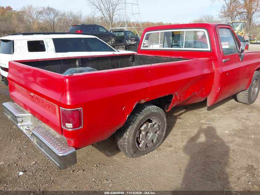 2GCDC14H8G1178817 1986 CHEVROLET C-10 photo no. 6