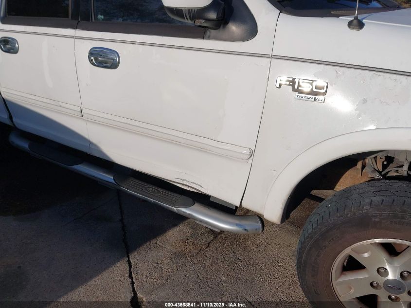 2002 Ford F-150 Lariat/Xlt VIN: 1FTRW08L32KA21324 Lot: 43668841