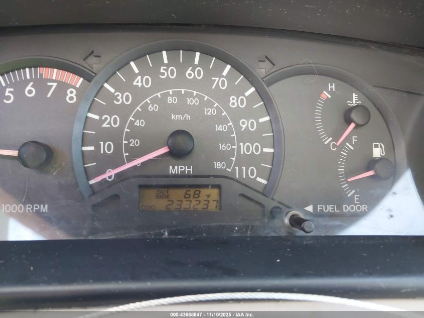 2005 Toyota Corolla Ce VIN: JTDBR32E152060471 Lot: 43668847