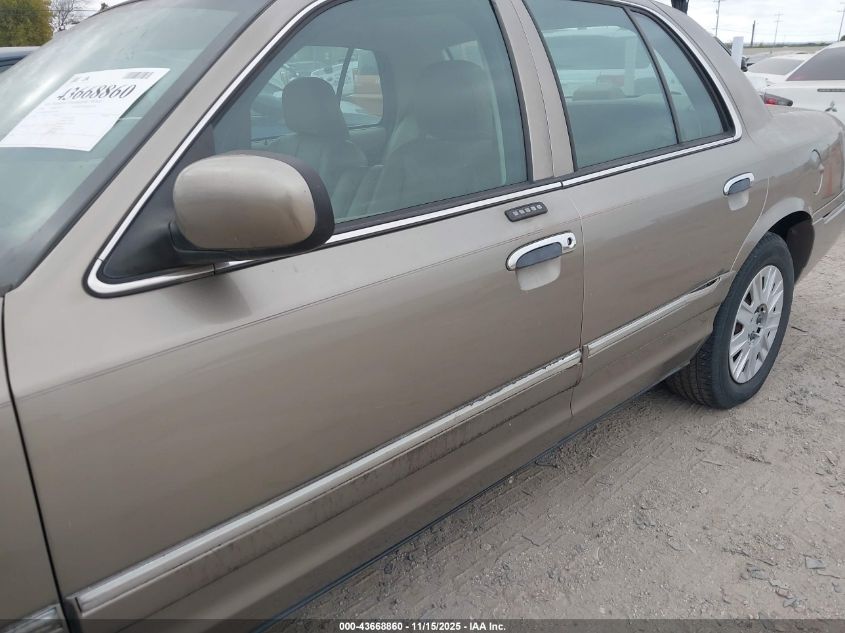 2005 Mercury Grand Marquis Gs VIN: 2MEFM74W25X670422 Lot: 43668860