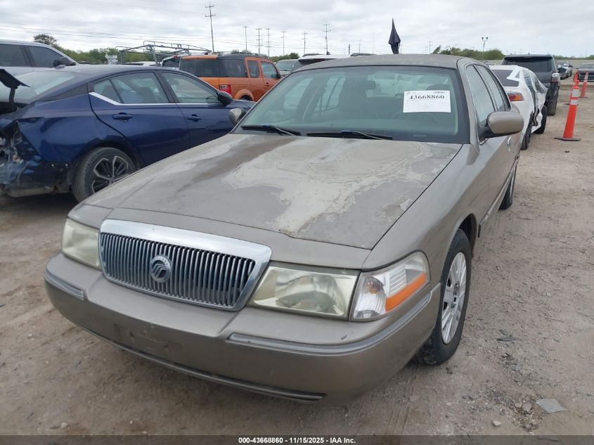 2005 Mercury Grand Marquis Gs VIN: 2MEFM74W25X670422 Lot: 43668860
