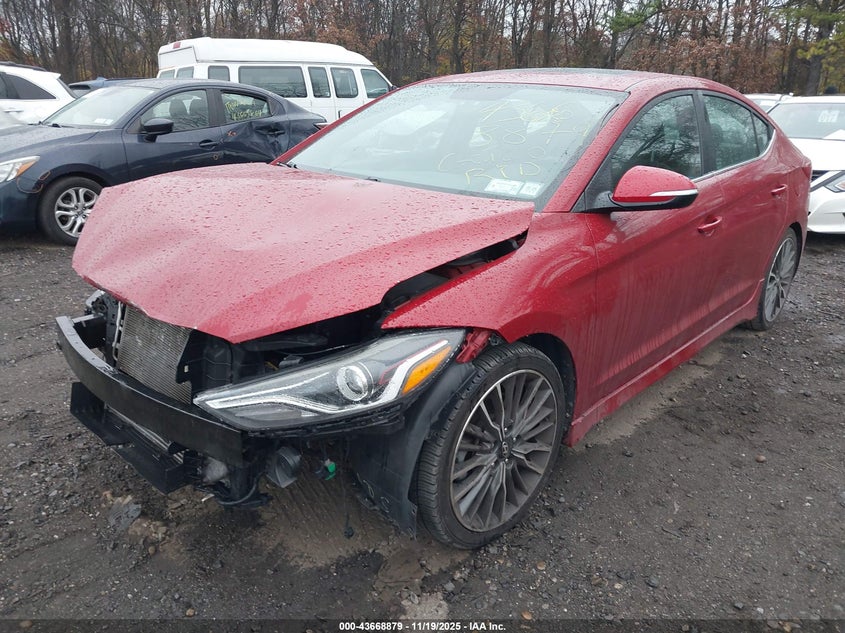 KMHD04LB2JU614432 2018 HYUNDAI ELANTRA photo no. 2