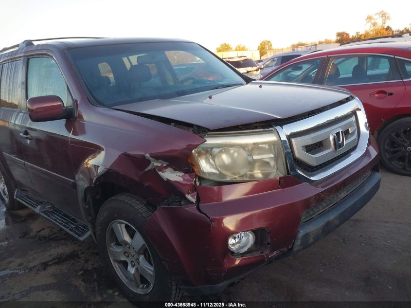 2009 Honda Pilot Ex-L VIN: 5FNYF38619B009803 Lot: 43668948