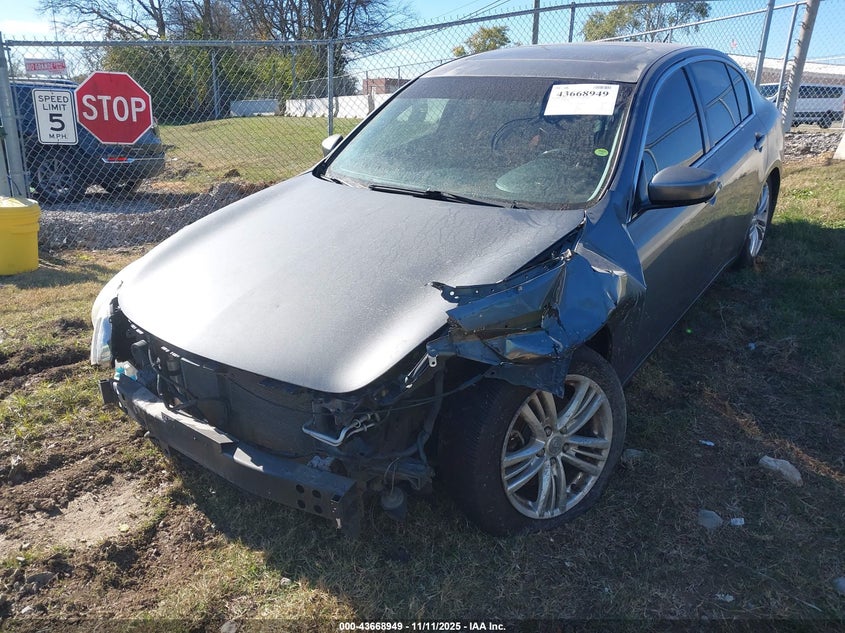 2011 Infiniti G25X VIN: JN1DV6AR5BM653098 Lot: 43668949