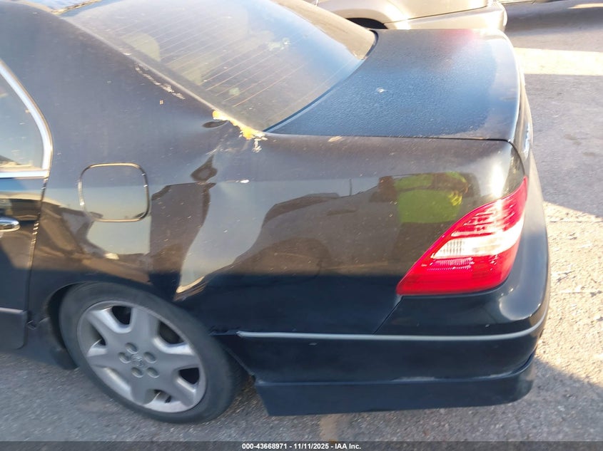 2004 Lexus Ls 430 VIN: JTHBN36F240132317 Lot: 43668971