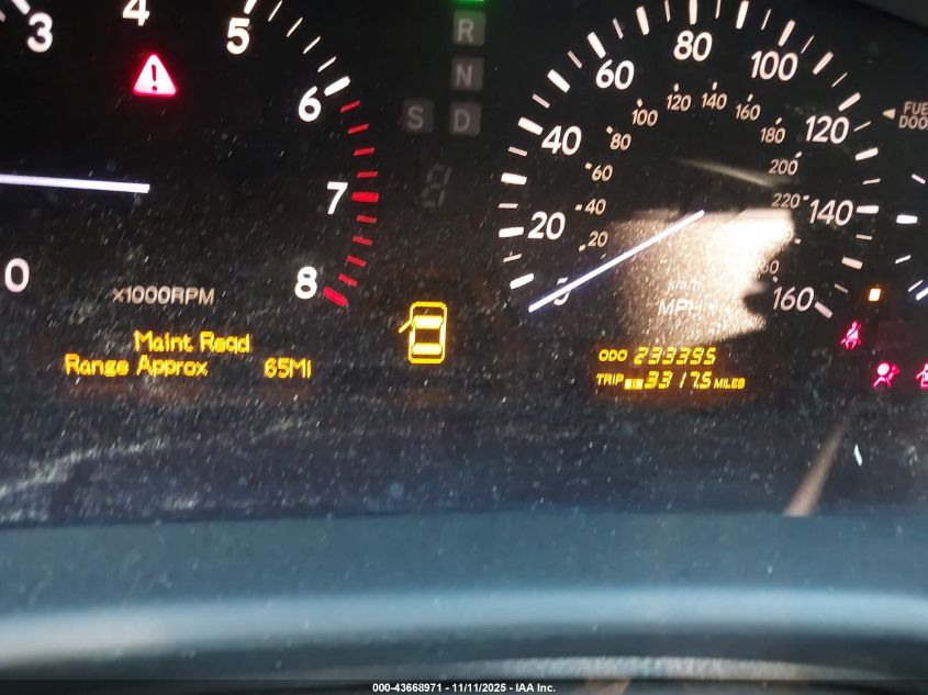 2004 Lexus Ls 430 VIN: JTHBN36F240132317 Lot: 43668971