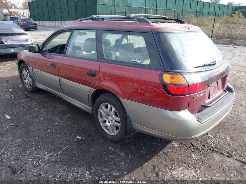 4S3BH665227606577 2002 SUBARU OUTBACK photo no. 3