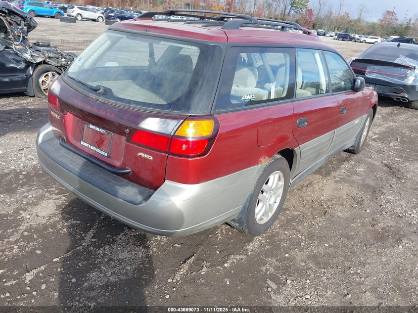 4S3BH665227606577 2002 SUBARU OUTBACK photo no. 4