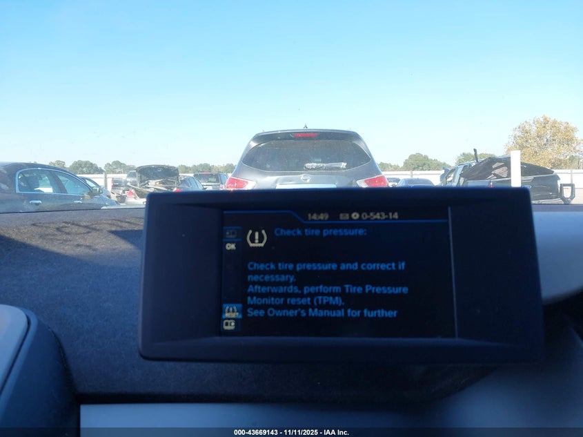 2015 BMW I3 Base W/Range Extender VIN: WBY1Z4C57FV500918 Lot: 43669143