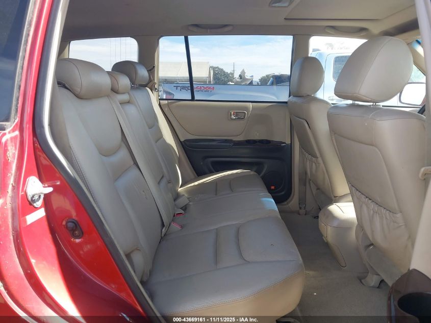 2003 Toyota Highlander Limited V6 VIN: JTEGF21A130085592 Lot: 43669161