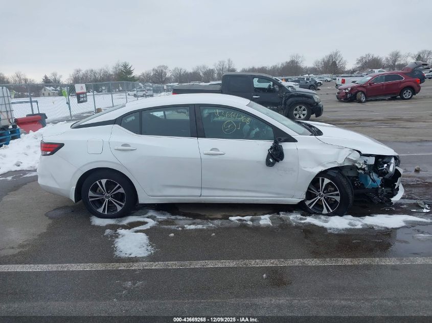 2022 Nissan Sentra Sv Xtronic Cvt VIN: 3N1AB8CV9NY202369 Lot: 43669268