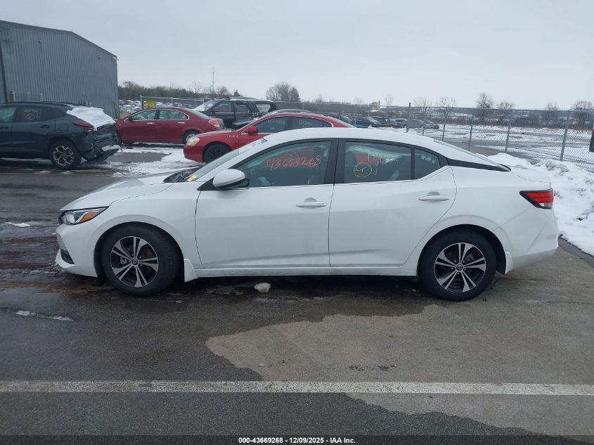 2022 Nissan Sentra Sv Xtronic Cvt VIN: 3N1AB8CV9NY202369 Lot: 43669268