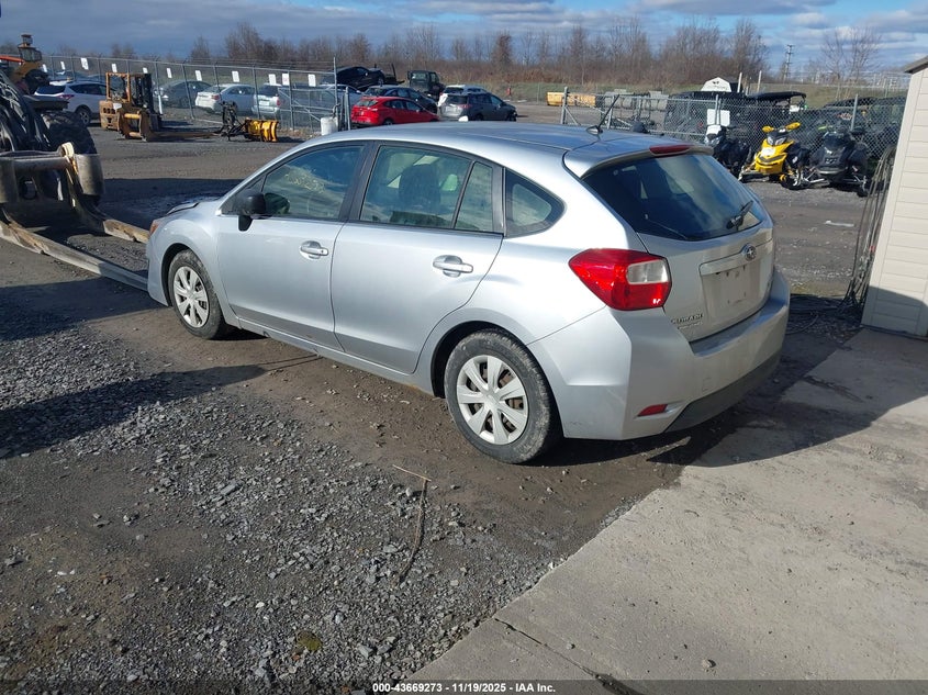Vin: jf1gpaa62fh297288, lot: 44164502, subaru impreza 2.0i 20153