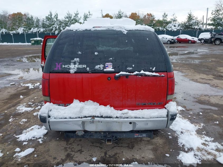 1997 Chevrolet Blazer Ls VIN: 1GNDT13WXV2104481 Lot: 43669281