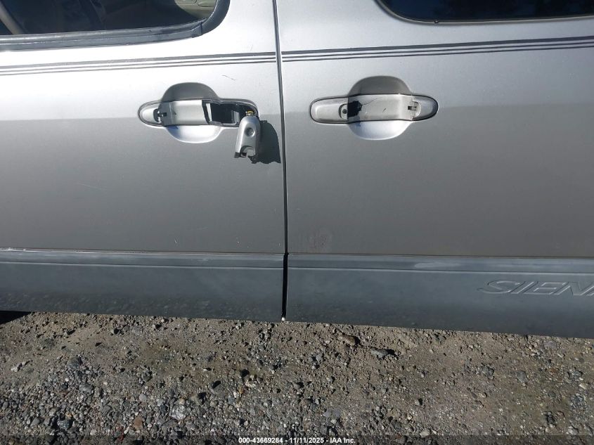 2001 Toyota Sienna Le VIN: 4T3ZF13C41U324342 Lot: 43669284