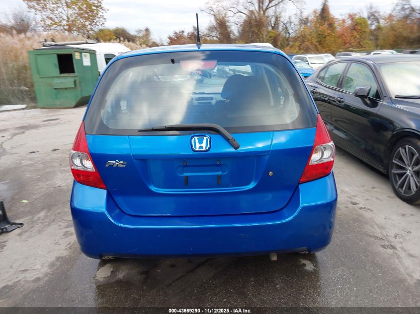 2008 Honda Fit VIN: JHMGD38498S040555 Lot: 43669290