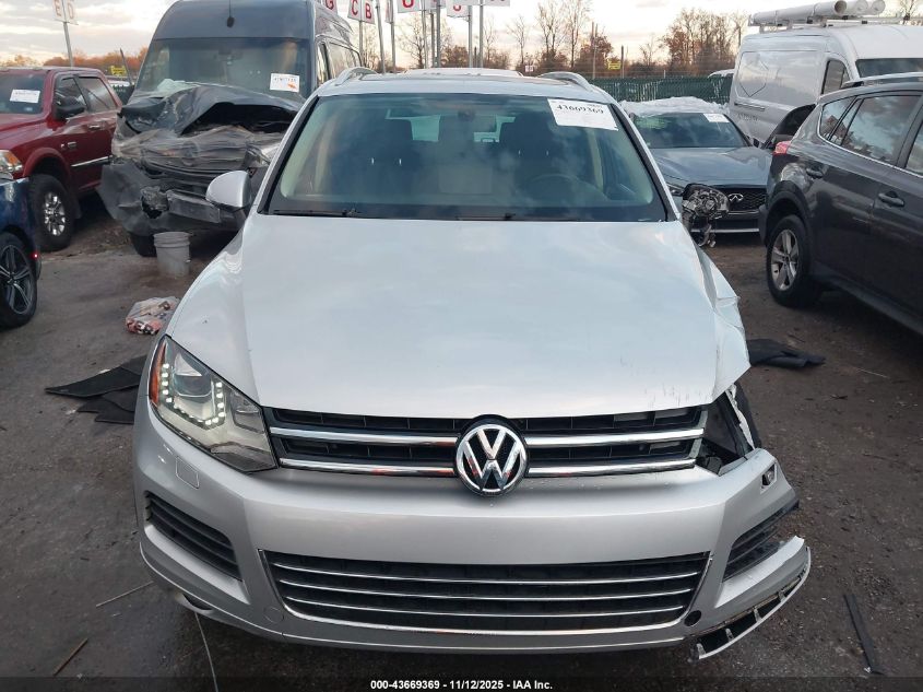 2013 Volkswagen Touareg Vr6 Executive VIN: WVGEF9BP2DD012924 Lot: 43669369