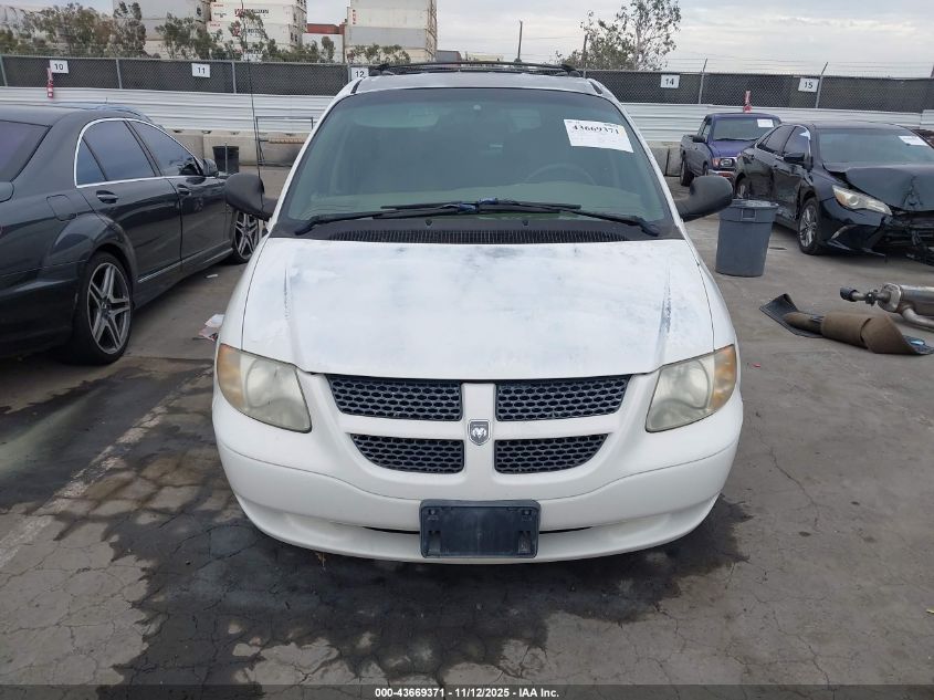 2001 Dodge Caravan Sport VIN: 1B4GP45391B131323 Lot: 43669371