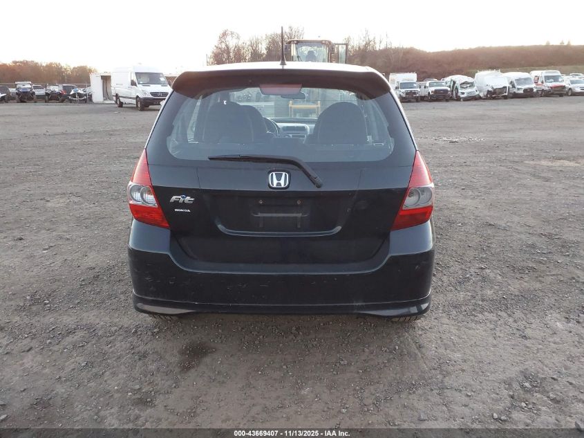 2008 Honda Fit Sport VIN: JHMGD38678S031600 Lot: 43669407