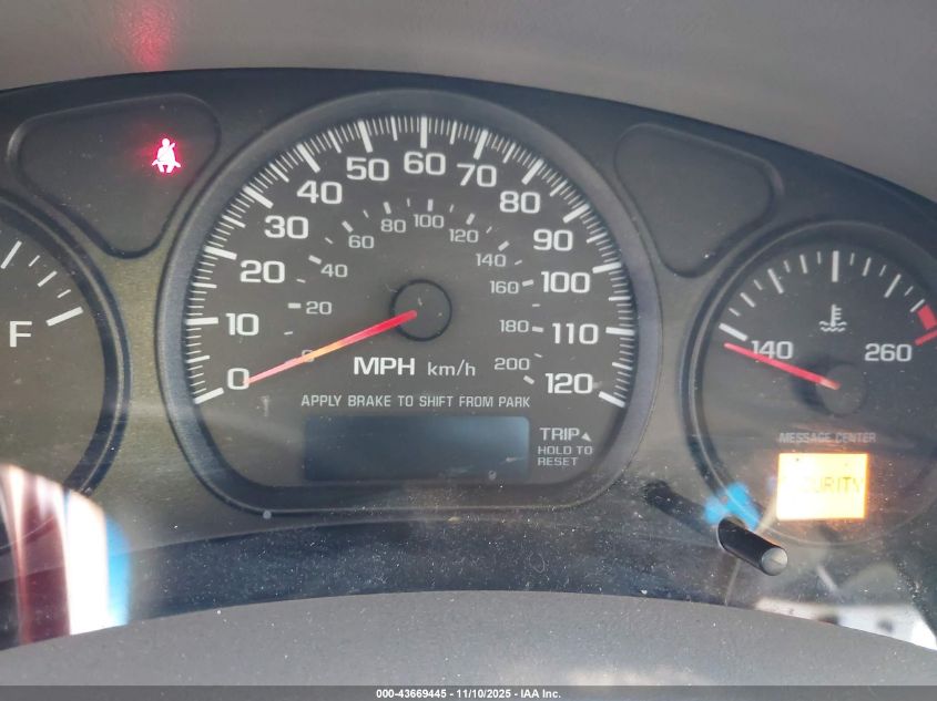 2001 Chevrolet Impala VIN: 2G1WF52E019372937 Lot: 43669445