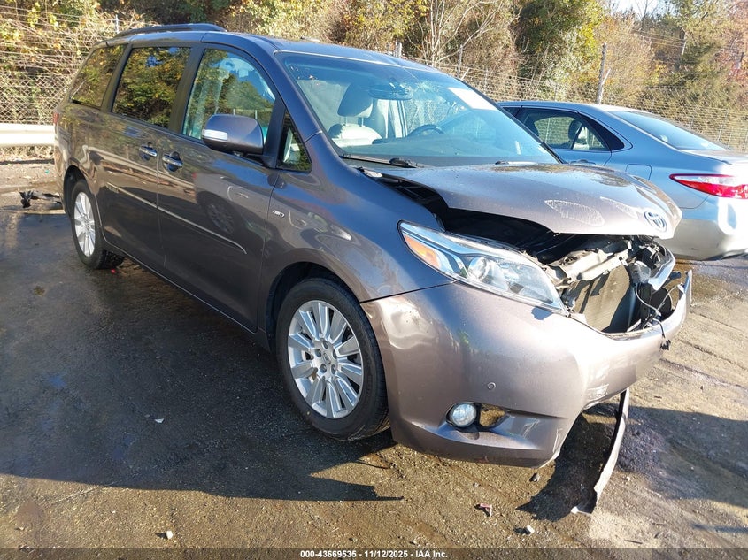 2017 TOYOTA SIENNA LIMITED PREMIUM 7 PASSENGER - 5TDDZ3DC9HS148895