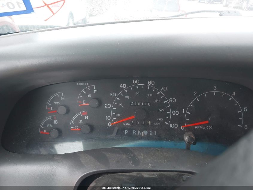 2001 Ford F-250 Lariat/Xl/Xlt VIN: 1FTNW20LX1EC04934 Lot: 43669595