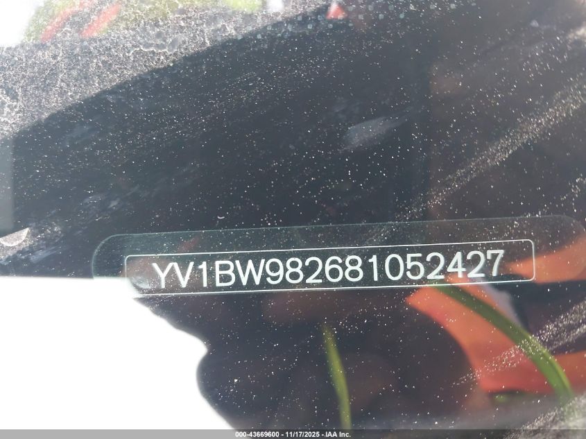 2008 Volvo V70 3.2 VIN: YV1BW982681052427 Lot: 43669600