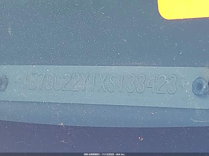 1999 Dodge Dakota Slt/Sport VIN: 1B7GG22Y1XS133423 Lot: 43669603