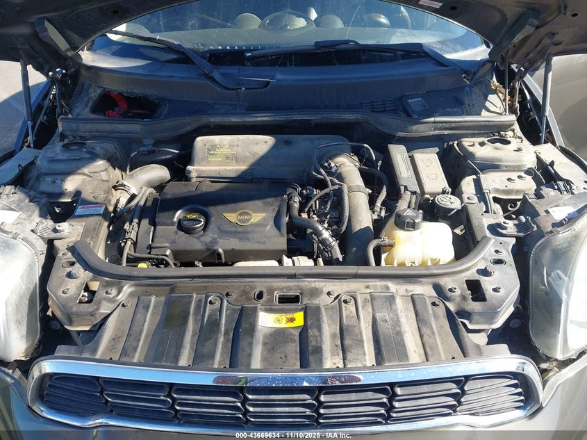 2012 Mini Cooper S Countryman VIN: WMWZC3C51CWL83307 Lot: 43669634