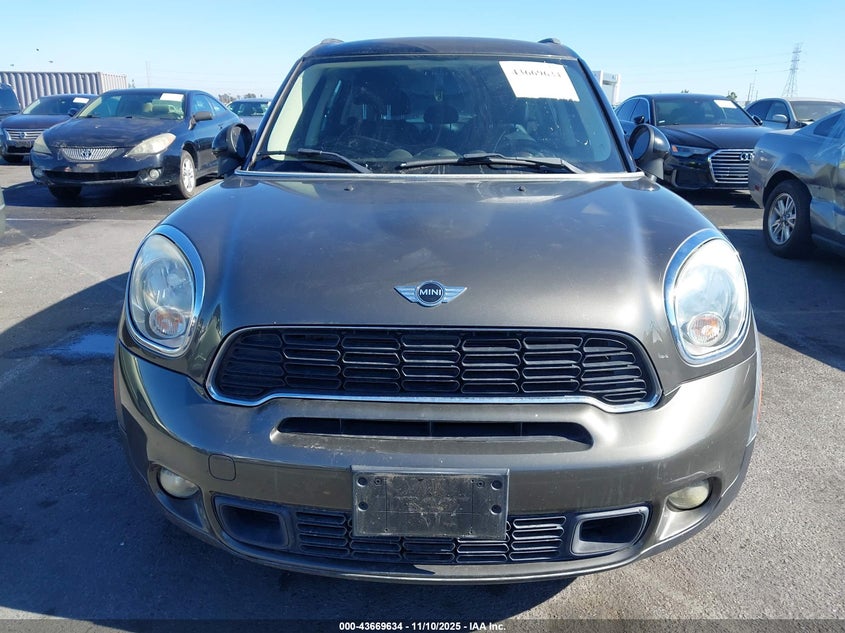 2012 Mini Cooper S Countryman VIN: WMWZC3C51CWL83307 Lot: 43669634