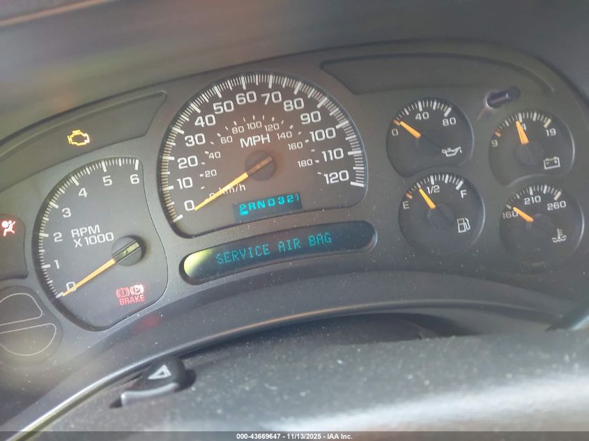 2005 Chevrolet Tahoe Ls VIN: 1GNEK13T75J119524 Lot: 43669647