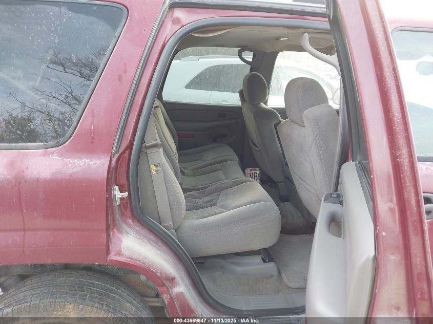 2005 Chevrolet Tahoe Ls VIN: 1GNEK13T75J119524 Lot: 43669647