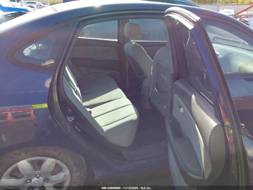 2009 Hyundai Elantra Gls VIN: KMHDU46D59U671589 Lot: 43669669