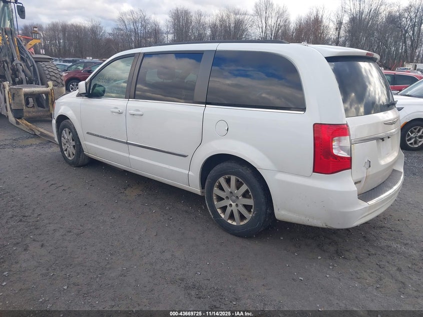Vin: 2c4rc1bg4gr164768, lot: 44164954, chrysler town & country touring 20163