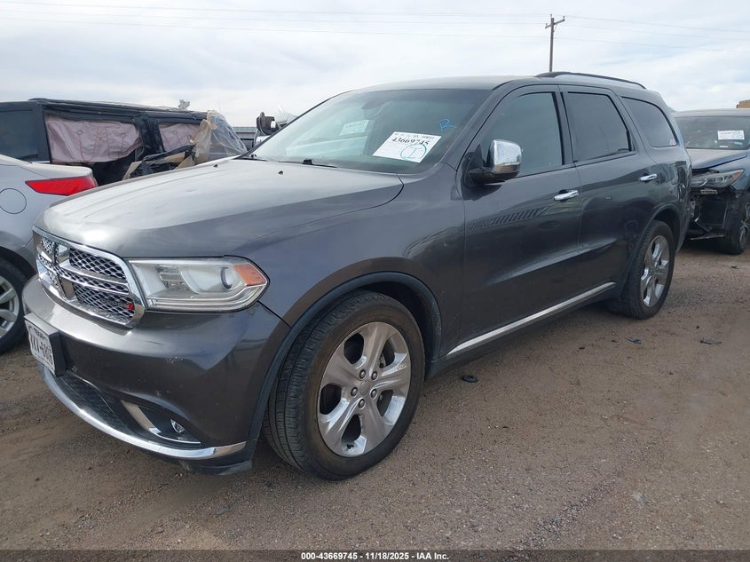 Vin: 1c4rdhag7ec596204, lot: 44164974, dodge durango sxt 20142