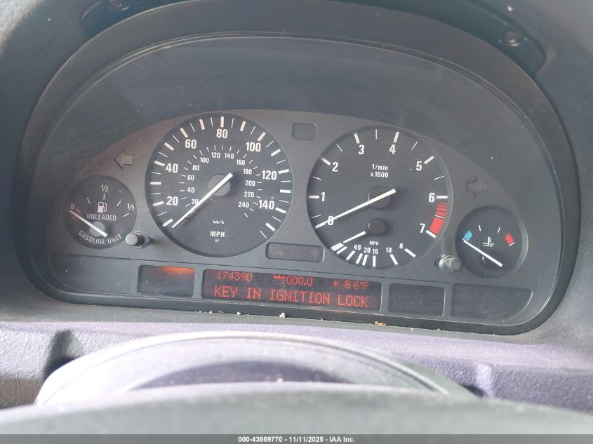 2002 BMW X5 3.0I VIN: 5UXFA53572LP50832 Lot: 43669770