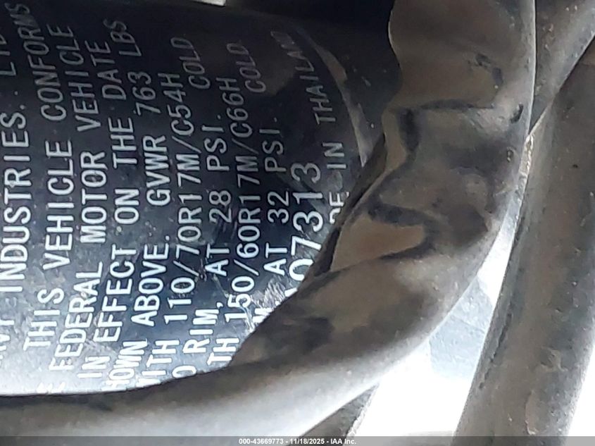 2018 Kawasaki Ex400 VIN: JKAEXKG16JDA07313 Lot: 43669773