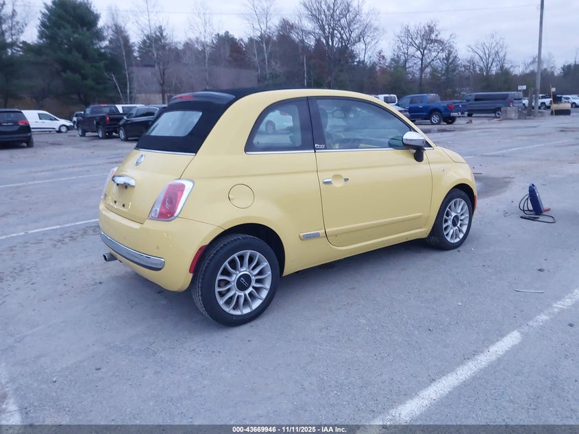 2012 Fiat 500C Lounge VIN: 3C3CFFER0CT347880 Lot: 43669946