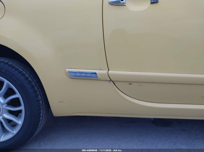 2012 Fiat 500C Lounge VIN: 3C3CFFER0CT347880 Lot: 43669946